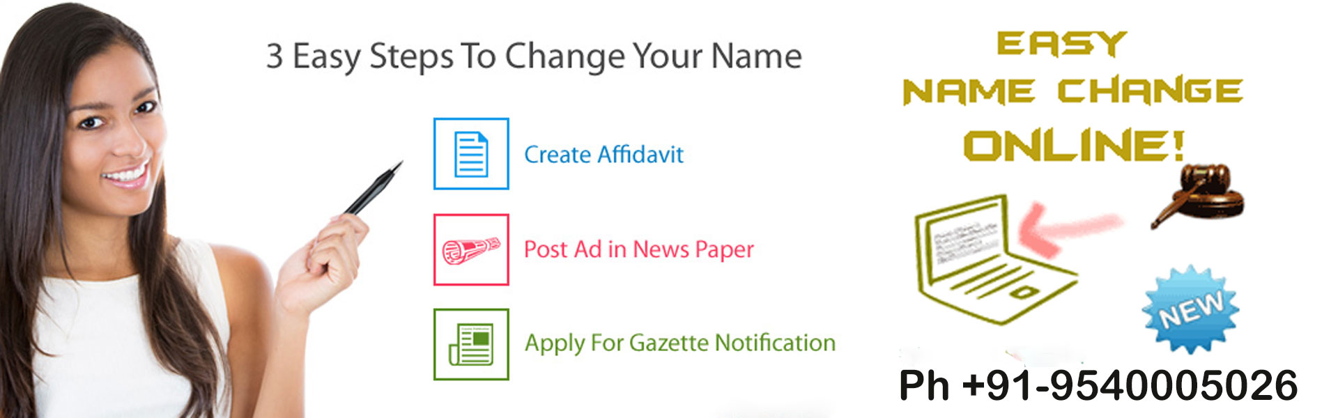 Name Change Online | Name Change In Gazette | Name Change Affidavit