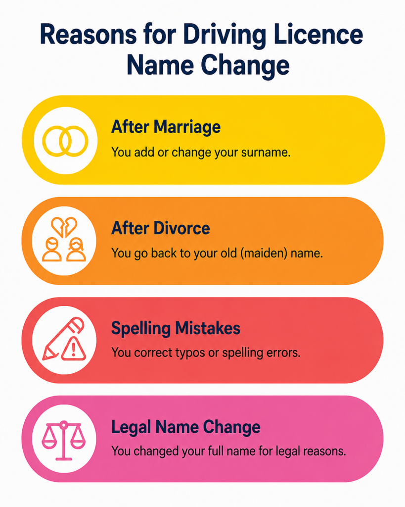 Reasons for driving licence name change in India: Easy Guide (2026)